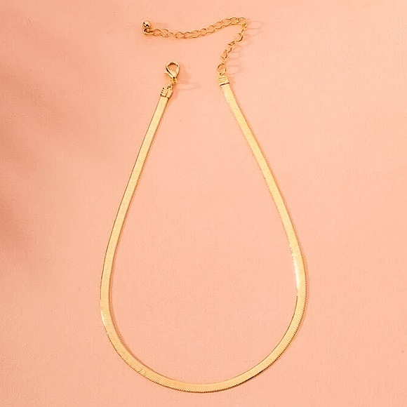 🔴𝟭𝟬/$𝟮𝟱🔴Herringbone Chain Necklace NEW - Picture 12 of 15